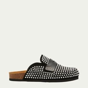 Just Arrived- JW Anderson BNIB Crystal Stud Comfort Loafers